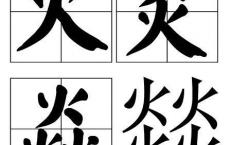 四个火字读什么 是什么字？
